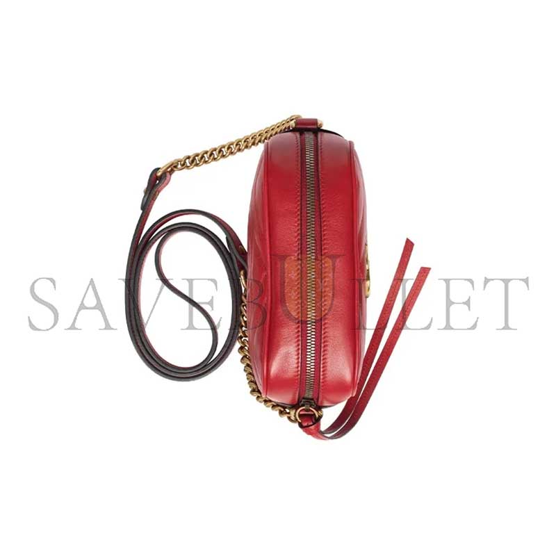 GUCCI GG MARMONT MINI CAMERA BAG 448065 (18*12*6cm)